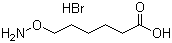 6-氨基氧基己酸氢溴酸盐分子结构 (CAS 448954-98-1)