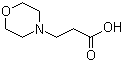 structure of CAS# 4497-04-5, 3-(4-吗啉基)丙酸
