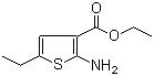 structure of CAS# 4507-13-5, 2-氨基-5-乙基噻吩-3-甲酸乙酯
