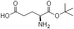 L-谷氨酸 1-叔丁酯分子结构 (CAS 45120-30-7)