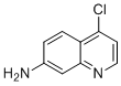 4-氯喹啉-7-胺分子结构 (CAS 451447-23-7)