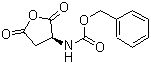 structure of CAS# 4515-23-5, [(3S)-Tetrahydro-2,5-dioxo-3-furanyl]carbamic acid phenylmethyl ester