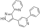 2-苯基-4-[3-(吡啶-2-基)-1H-吡唑-4-基]吡啶分子结构 (CAS 452342-37-9)