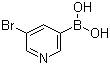 5-溴吡啶-3-硼酸分子结构 (CAS 452972-09-7)