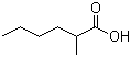 2-甲基己酸分子结构 (CAS 4536-23-6)
