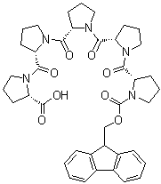 CAS 登录号：454693-94-8, 1-[芴甲氧羰基]-L-脯氨酰-L-脯氨酰-L-脯氨酰-L-脯氨酰-L-脯氨酸