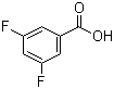 structure of CAS# 455-40-3, 3,5-二氟苯甲酸