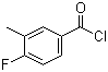 structure of CAS# 455-84-5, 4-氟-3-甲基苯甲酰氯