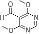 structure of CAS# 4558-59-2, 4,6-二甲氧基嘧啶-5-甲醛
