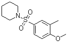 1-[(4-甲氧基-3-甲基苯基)磺酰基]哌啶分子结构 (CAS 457961-34-1)