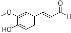 structure of CAS# 458-36-6, 3-(4-Hydroxy-3-methoxyphenyl)-2-propenal