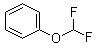 二氟甲氧基苯分子结构 (CAS 458-92-4)