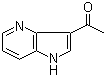 3-乙酰基-1H-吡咯并[3,2-b]吡啶分子结构 (CAS 460053-62-7)
