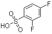 structure of CAS# 46020-63-7, 2,4-Difluorobenzenesulfonic acid