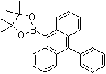 structure of CAS# 460347-59-5, (10-苯基-9-蒽基)硼酸频哪醇酯