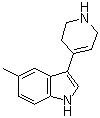 5-甲基-3-(1,2,3,6-四氢-4-吡啶基)-1H-吲哚分子结构 (CAS 460354-14-7)