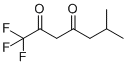 1,1,1-三氟-6-甲基庚烷-2,4-二酮分子结构 (CAS 461-92-7)