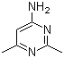CAS # 461-98-3, 2,6-Dimethyl-4-pyrimidinamine, 4-Amino-2,6-dimethylpyrimidine