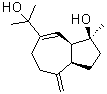 (3R,3aR,8aS)-rel-1,2,3,3a,6,7,8,8a-八氢-3-羟基-alpha,alpha,3-三甲基-8-亚甲基-5-薁甲醇分子结构 (CAS 461644-90-6)