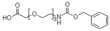 5,8,11-三氧杂-2-氮杂十三烷二酸 1-苄基酯分子结构 (CAS 462100-05-6)