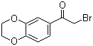 structure of CAS# 4629-54-3, 2-溴-1-(2,3-二氢-1,4-苯并二恶烷-6-基)乙酮