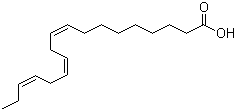 structure of CAS# 463-40-1, 亚麻酸
