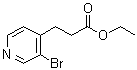structure of CAS# 463303-98-2, 3-溴-4-吡啶丙酸乙酯
