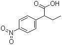 CAS # 46406-87-5, (+)-alpha-Ethyl-4-nitrobenzeneacetic acid