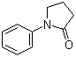 structure of CAS# 4641-57-0, 1-Phenyl-2-pyrrolidinone