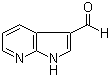 7-氮杂吲哚-3-甲醛分子结构 (CAS 4649-09-6)