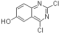 structure of CAS# 464927-05-7, 2,4-二氯-6-喹唑啉醇
