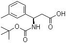 Boc-3-甲基-L-beta-苯丙氨酸分子结构 (CAS 464930-76-5)