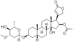 Oleandrin molecular structure (CAS 465-16-7)
