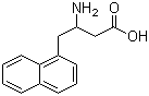 CAS 登录号：465498-55-9, 3-氨基-4-(1-萘基)丁酸