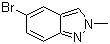5-溴-2-甲基-2H-吲唑分子结构 (CAS 465529-56-0)