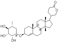 structure of CAS# 466-06-8, 原海葱甙 A