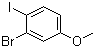 structure of CAS# 466639-53-2, 3-Bromo-4-iodoanisole