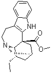 CAS 登录号：467-77-6, 伊菠胺-18-羧酸甲酯