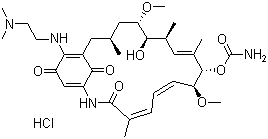 阿螺旋霉素盐酸盐分子结构 (CAS 467214-21-7)