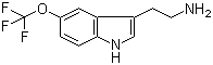 5-(三氟甲氧基)-1H-吲哚-3-乙胺分子结构 (CAS 467452-24-0)