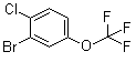 structure of CAS# 468075-00-5, 2-溴-1-氯-4-(三氟甲氧基)苯