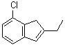 7-氯-2-乙基-1H-茚分子结构 (CAS 468756-78-7)