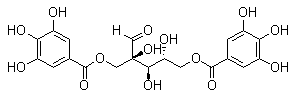 structure of CAS# 469-32-9, 金缕梅单宁