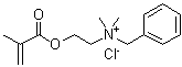 甲丙烯酰氧基乙基二甲基苄基氯化铵分子结构 (CAS 46917-07-1)