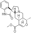 CAS # 4697-68-1, Uncarine D, Uncarin D, NSC 113094, 19-Methyl-2-oxo-formosanan-16-carboxylic acid methyl ester