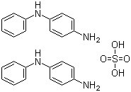 structure of CAS# 4698-29-7, 4-氨基二苯胺硫酸盐