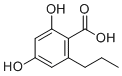 structure of CAS# 4707-50-0, 2,4-二羟基-6-丙基苯甲酸