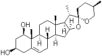 structure of CAS# 472-11-7, Ruscogenin