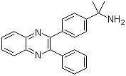 CAS 登录号：473382-48-8, alpha,alpha-二甲基-4-(3-苯基-2-喹喔啉基)苯甲胺