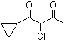 2-氯-1-环丙基-1,3-丁二酮分子结构 (CAS 473924-31-1)